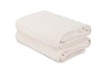 Set 2 prosoape de baie 406, Beverly Hills Polo Club, 70x140 cm, bumbac, alb