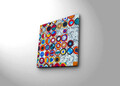 Tablou decorativ, 4545K-105, Canvas, Dimensiune: 45 x 45 cm, Multicolor