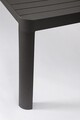 Masa extensibila pentru gradina/terasa Kiplin, Bizzotto, 149 x 97/149 x 77.5 cm, aluminiu, gri carbune