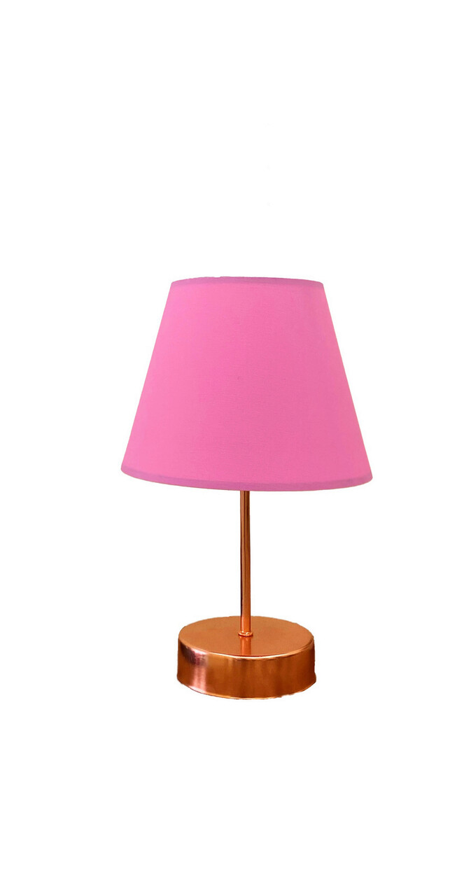 Lampa de masa, FullHouse, 390FLH1714, Metal, Roz / Aur roz - 1 | YEO