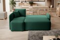 Coltar extensibil stanga 3 locuri ELTAP, Hadson, 206x150x89 cm, lemn/poliester, verde inchis