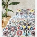Lenjerie de pat pentru doua persoane King Size, Christian Lacroix, 3 piese, 100% bumbac satinat, multicolor
