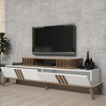 Comoda TV, Hommy Craft, Eylul, 168x39x51 cm, PAL, Alb