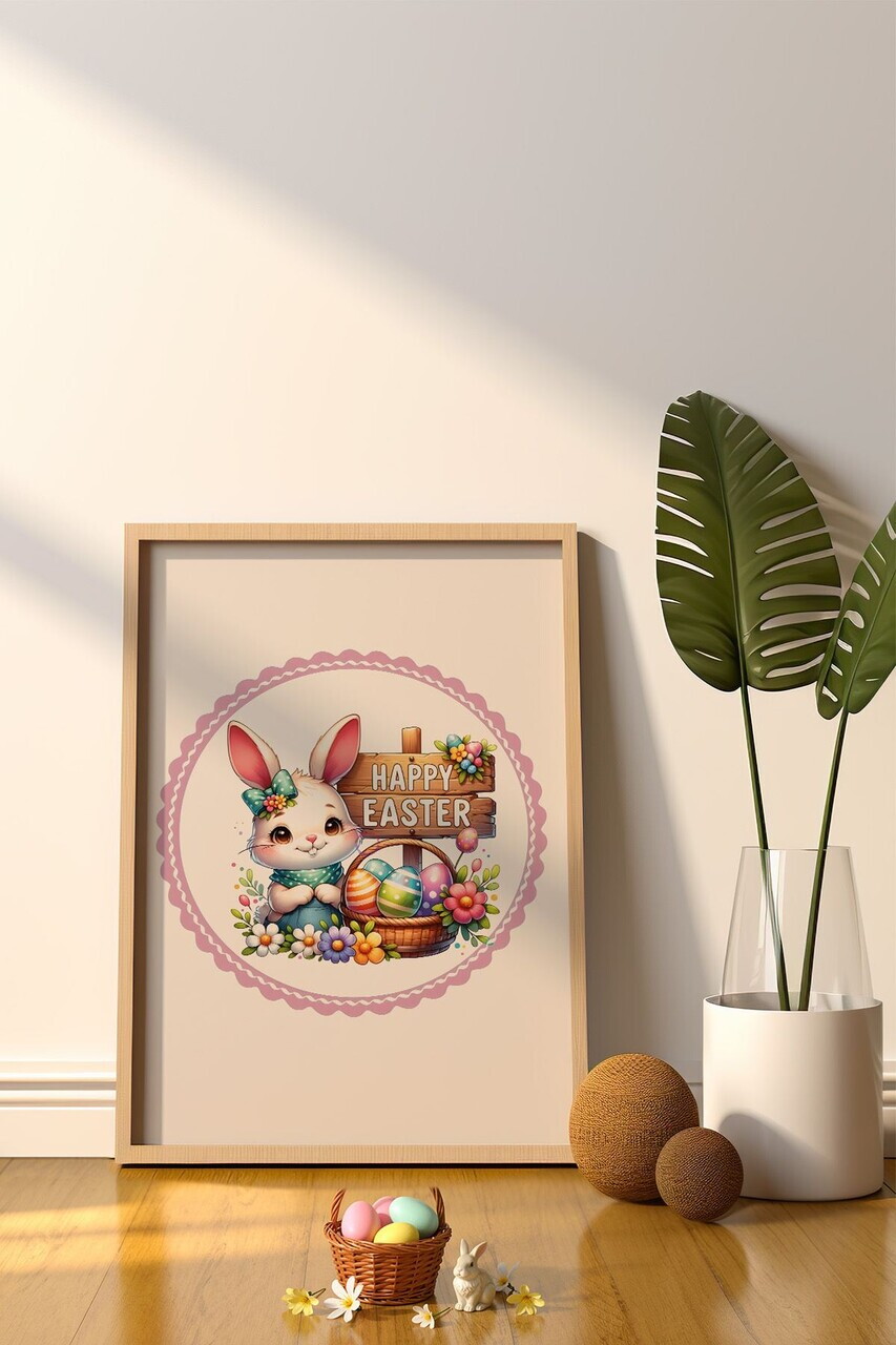 Tablou decorativ, Arteastermodel19-5070, MDF, Multicolor — imaginea 2