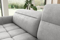 Coltar extensibil dreapta 3 locuri ELTAP, RT-03NU, Barea, 208x160x100 cm, lemn/poliester, gri deschis