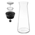 Carafa cu capac Ellie, Ambition, 1.15 L, otel/plastic, negru/transparent