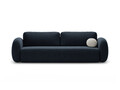 Canapea extensibila 3 locuri, Tonale, Cosmopolitan Design, 262x105x88 cm, tesatura chenille, albastru navy