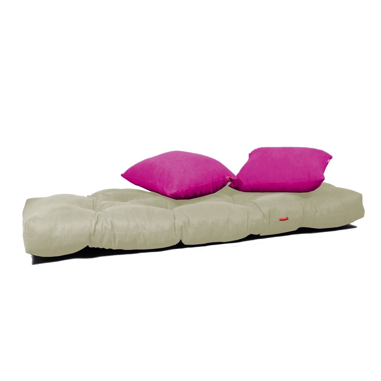 Canapea Extensibila Gauge Concept, Cream Pink, 2 Locuri, 190x70 Cm, Fier/poliester