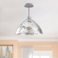 Lustra Bergama N-147, Noor, 34 x 37 cm, 1 x E27, 100W, argintiu