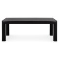 Masa dining extensibila, Chic, L.200/250/300 l.100 H.76, mdf/pal/furnir de mesteacan, wenge