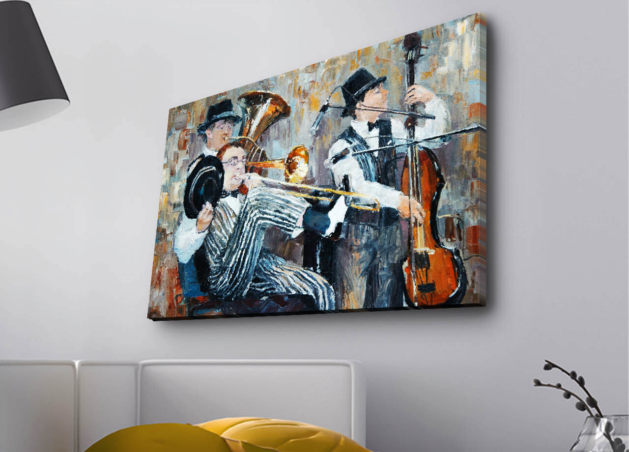 Tablou decorativ cu lumina LED, 4570MDACT-019, Dimensiune: 45 x 70 cm, Multicolor - view 2