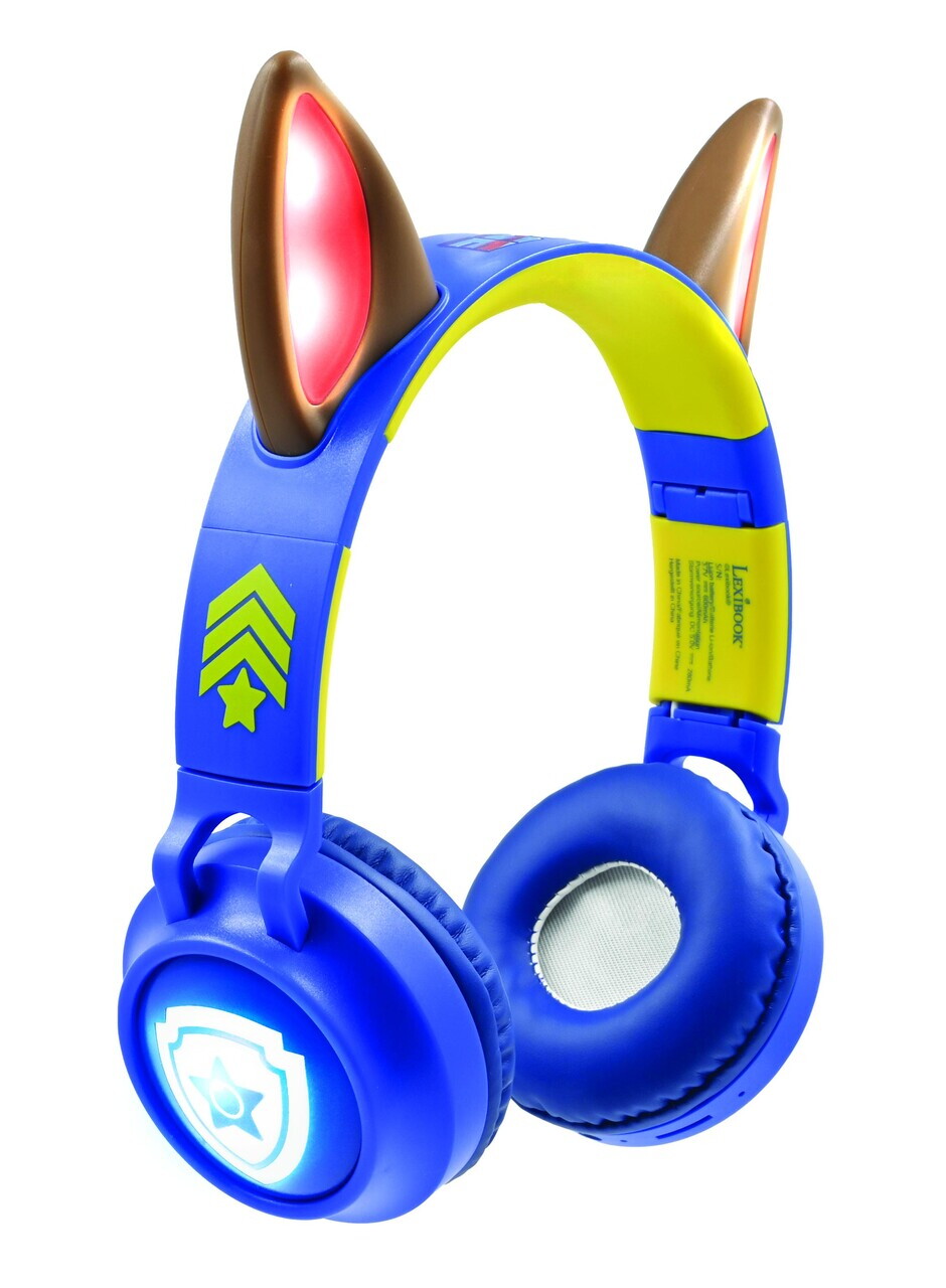 Casti wireless 3D luminoase pentru copii Paw Patrol, LEXIBOOK, 22.5x18x8.5 cm, multicolor - imagine 2