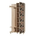Dulap cu pantofar si cuier Garmanto 90-520, Vella, 90x36x194 cm, multicolor