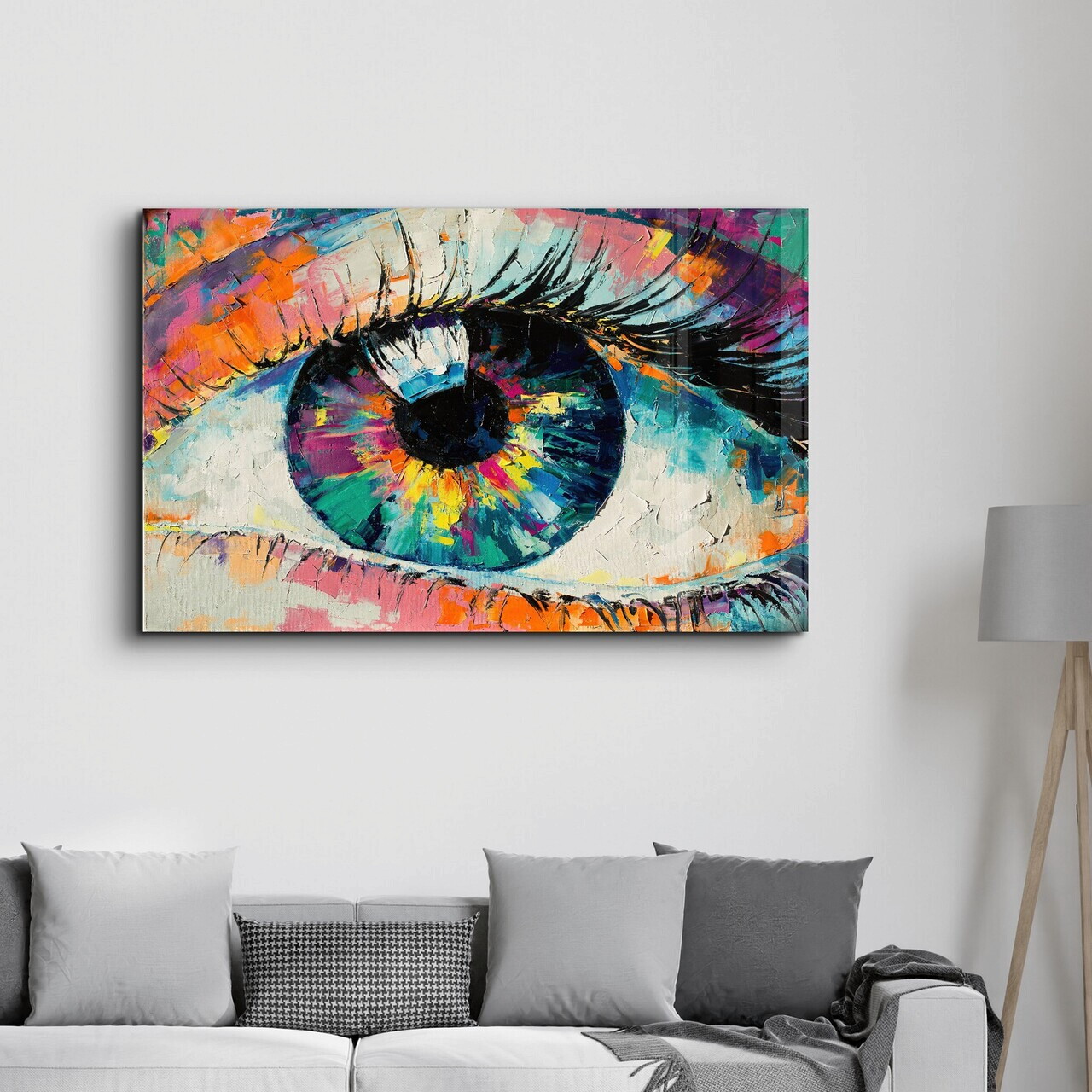 Tablou decorativ, CAM-5047, Dimensiuni: 46 x 72 cm, Multicolor — imaginea 3