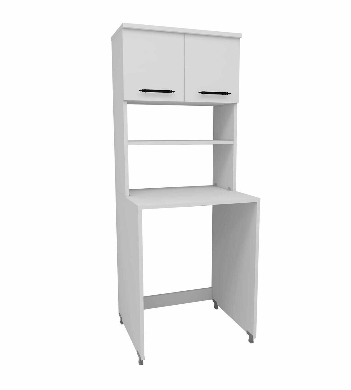 Dulap masina de spalat, Hanah Home, Washing Machine 3 Shelf, 65x34x30 cm, Alb — imaginea 3
