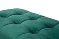 Bancheta Infinity, Mauro Ferretti, 141x41x43 cm, catifea, verde