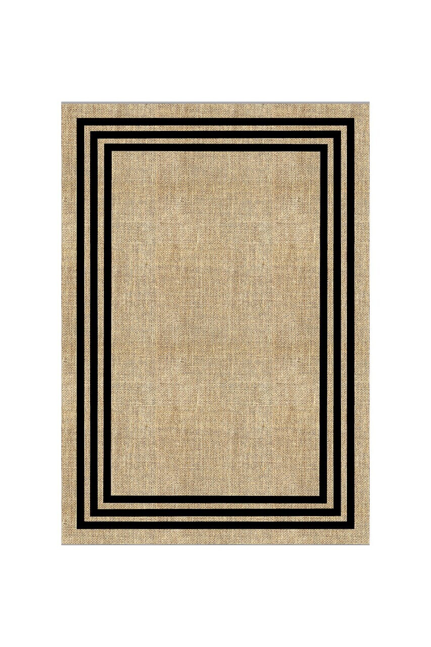 Covor, CLR-0000674-018, 160x250 cm, Poliester, Negru — imaginea 2