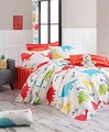 Set cuvertura pique dubla, Dinazorus - White, Eponj Home, Bumbac