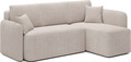 Coltar extensibil dreapta 3 locuri ELTAP, Hadson, 206x150x89 cm, lemn/poliester, bej deschis