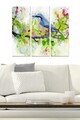 Tablou decorativ MDF, MDF2851893, 20 x 50 cm, 3 piese, Multicolor