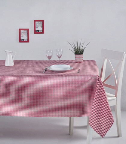 Fata de masa, DC Home - Kitchen, 198DCH1128, Bumbac , 170x220 cm, Rosu