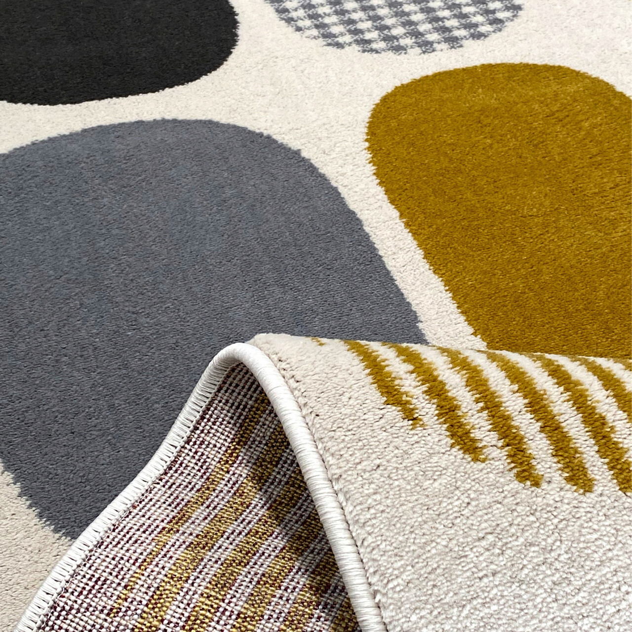 Covor, HE679 , 150x230 cm, Polipropilena, Crem / Galben - 2 | YEO