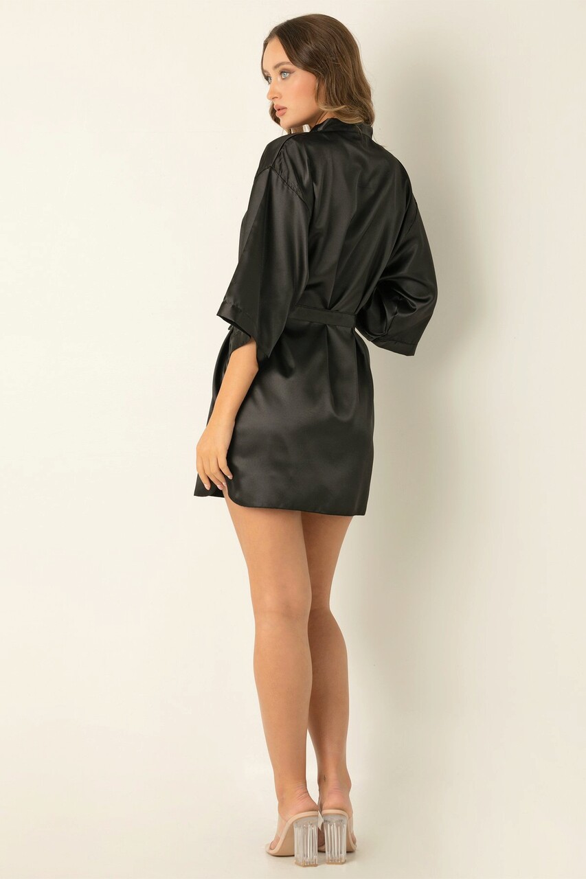 Halat de casa, 995MRE1521 - XL/XXL, Miorre, Negru - view 5
