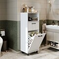 Dulap multifunctional, Hanah Home, 2488, 45x115x35 cm, PAL MELAMINAT, Alb