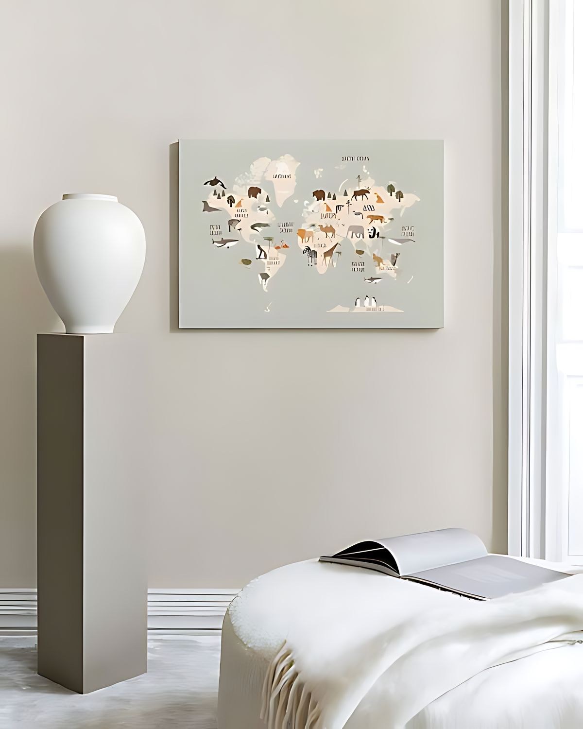 Tablou decorativ, Artcanvas8, Canvas, Dimensiune: 40 x 60 cm, Multicolor