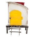 Ghiveci, House Flower, Creaciones Meng, 23x15x22 cm, fier