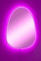 Oglinda cu Iluminare Led, Mirrorland, Quippy, Oglindă indestructibilă cu obturator, Roz