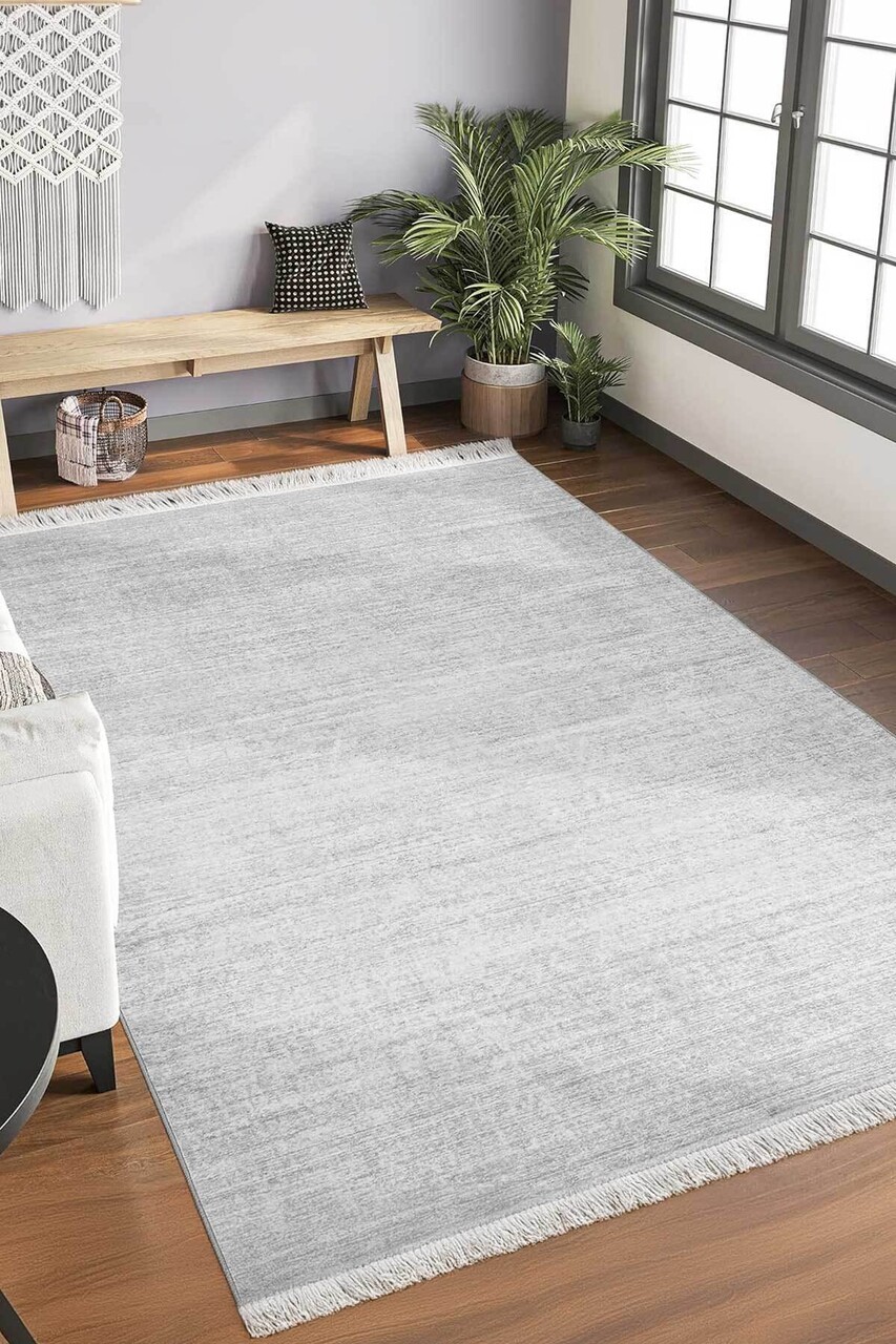 Covor, DC-7282-YOLLUK-44, 120x250 cm, Poliester, Gri