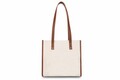 Geanta, Lucky Bees, 376 Brown Cream, piele ecologica, crem/maro