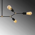 Lustra, Tatum, 584TTM1249, Metal, Negru