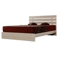 Pat dublu, Comforty, Fuga 150, 155x100x205 cm, PAL, Stejar