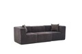 Canapea 3 locuri, Atelier del Sofa, 825BLC4318, Tesatura Chenille, Antracit