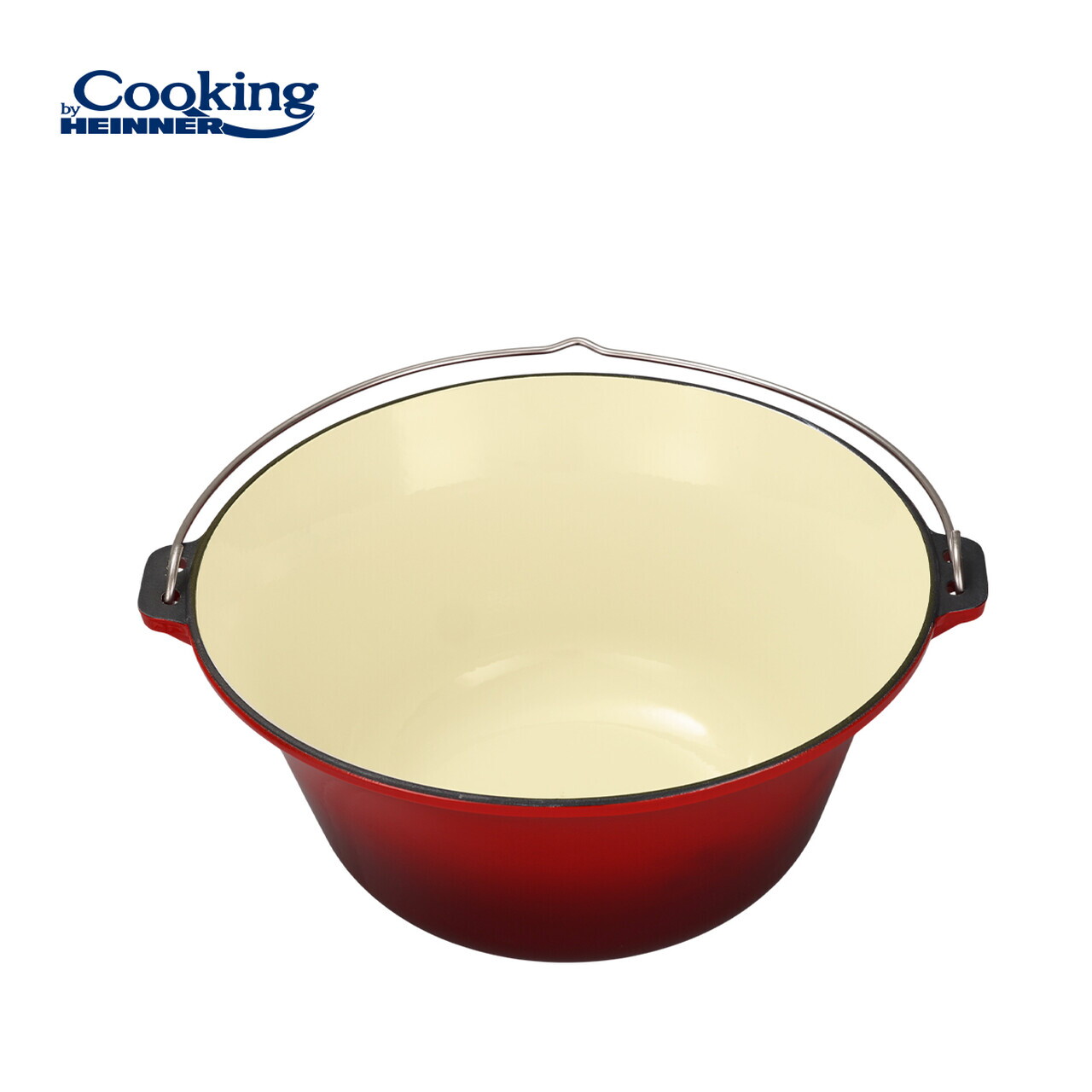 Ceaun Cooking by Heinner, 37x17.5 cm, 10 L, fonta emailata, rosu — imaginea 5