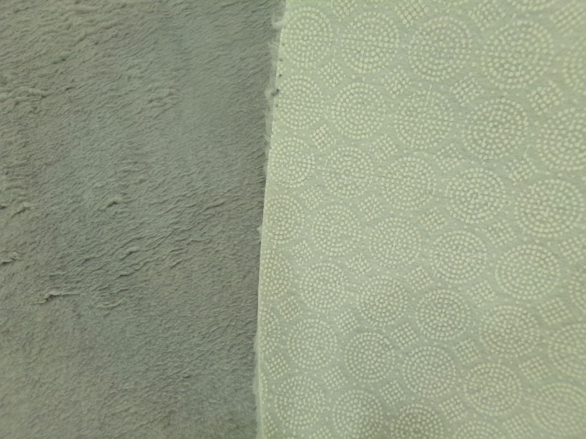Covor, Oval Plush, Poliester, Gri deschis