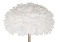 Lampadar Feathers Slim, Mauro Ferretti, 1 x E27, 40W, 43x170 cm, fier, alb/auriu