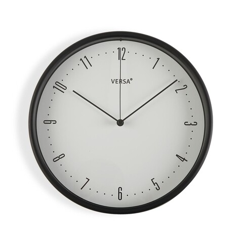 Ceas de perete Gregor, Versa, Ø25 cm, negru mezoni.ro