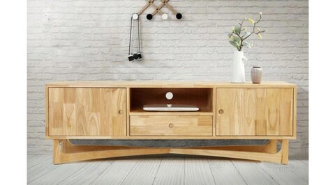 Comoda tv, dekzy, chat, 160x45x30 cm, natural