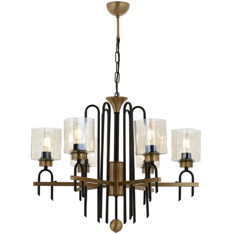 Lustra, av-1834-6e, avonni, 65 x 90 cm, 6 x e27, 60w, aramiu antic