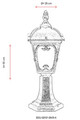Lampa de exterior, Avonni, 685AVN1202, Plastic ABS, Maro