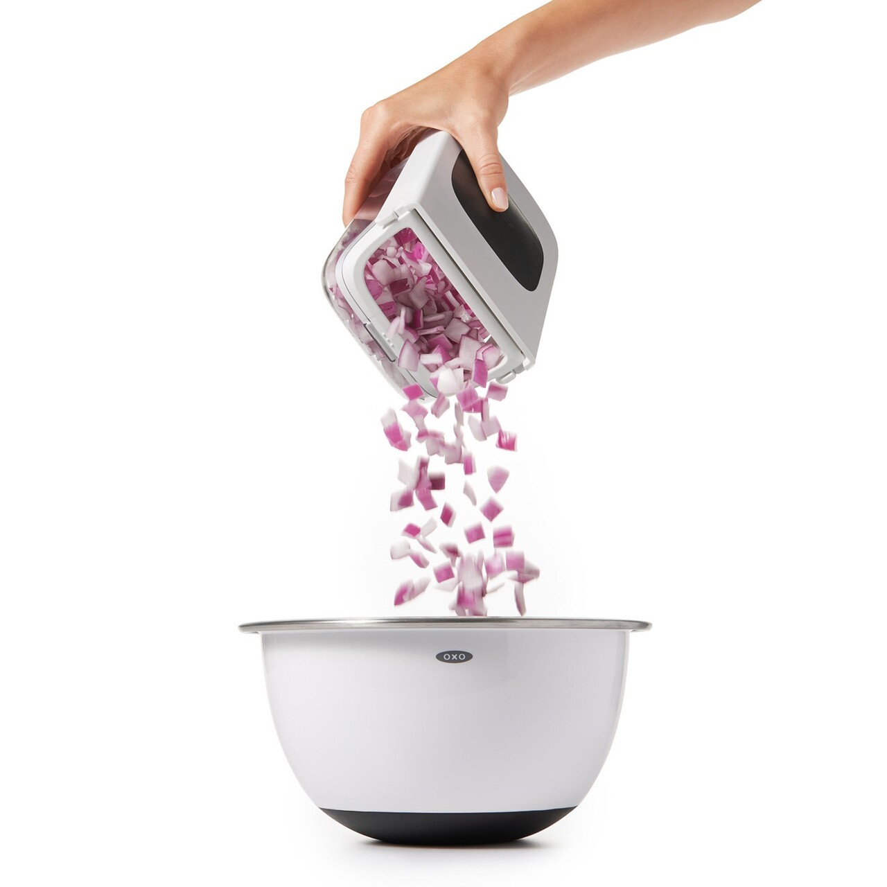 Dispozitiv de tocat legume, 10 x 21,6 x 13,2 cm, "Good Grips" - OXO - imagine 9