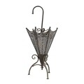 Suport pentru umbrele Antique, InArt, 35x35x70 cm, metal, bronz