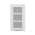 Dulap pentru bucatarie, Hanah Home, Minar, 40x72x37 cm, Alb