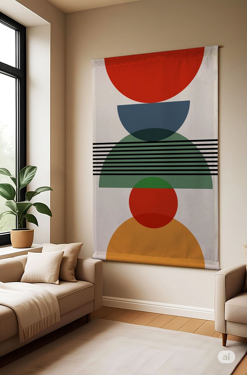 Tablou decorativ Polybaby 7 Lățime: 100 cm Înălțime: 140 cm Multicolor