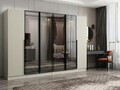 Dulap pentru haine, Hanah Home, Nisa, 270x210x52 cm, Gresie