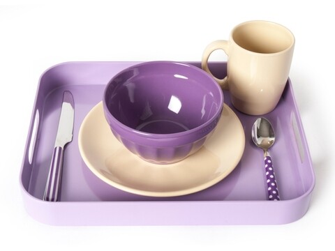 Set pentru mic dejun, 6 piese, She's the one, Excelsa, ceramica/inox/plastic
