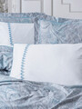 Lenjerie de pat dubla, Stilla - Blue, Cotton Box, Bumbac Satinat